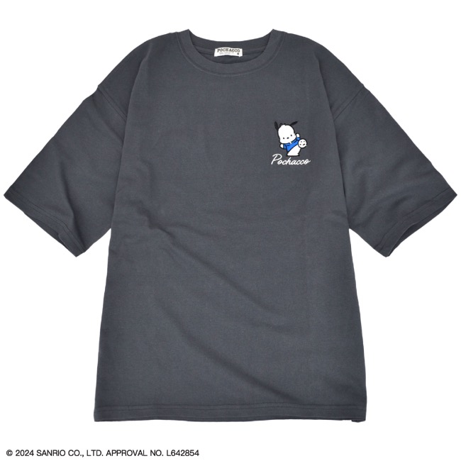 ポチャッコ Tシャツ 半袖 オーバーサイズ プリント 刺繍 サンリオ