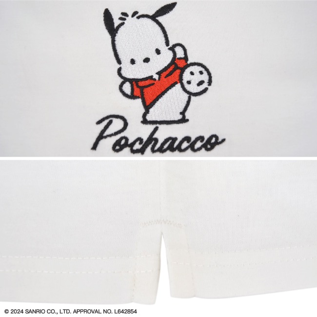 ポチャッコ Tシャツ 半袖  オーバーサイズ プリント 刺繍 サンリオ キャラクターズ｜chara-basket｜05