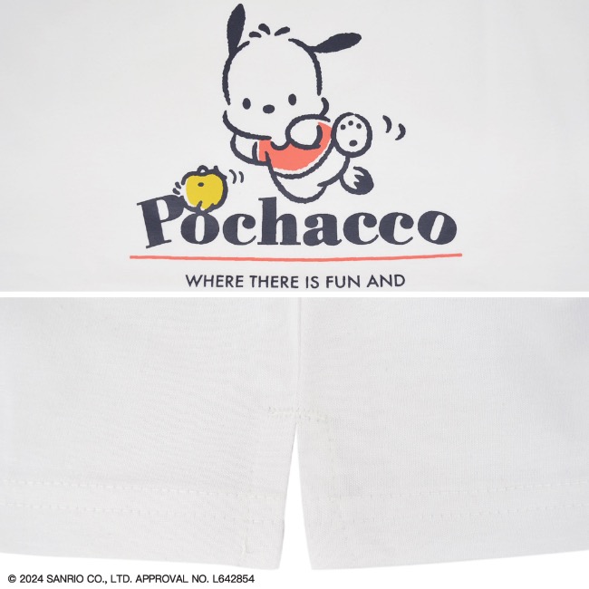 ポチャッコ Tシャツ 半袖  オーバーサイズ プリント 刺繍 サンリオ キャラクターズ｜chara-basket｜09