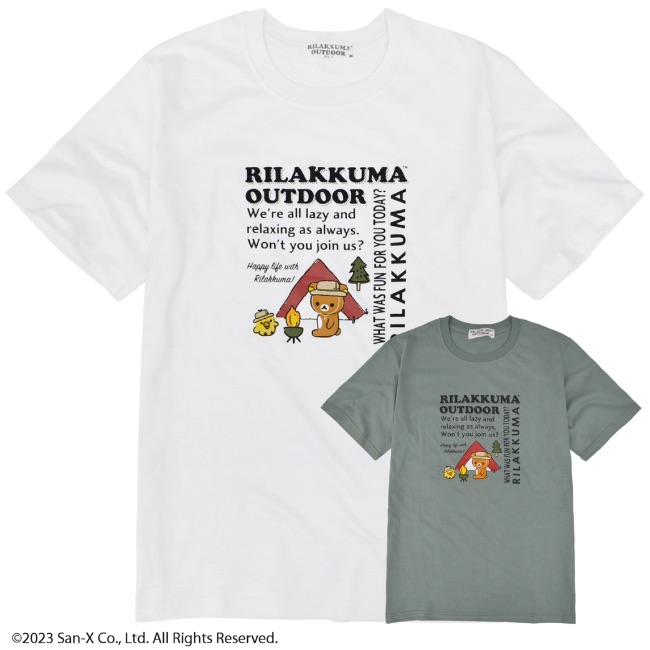リラックマ サンエックス Tシャツ 半袖 プリント トップス アウトドア