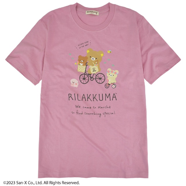 San-X（サンエックス） リラックマ Tシャツ 半袖 トップス プリント