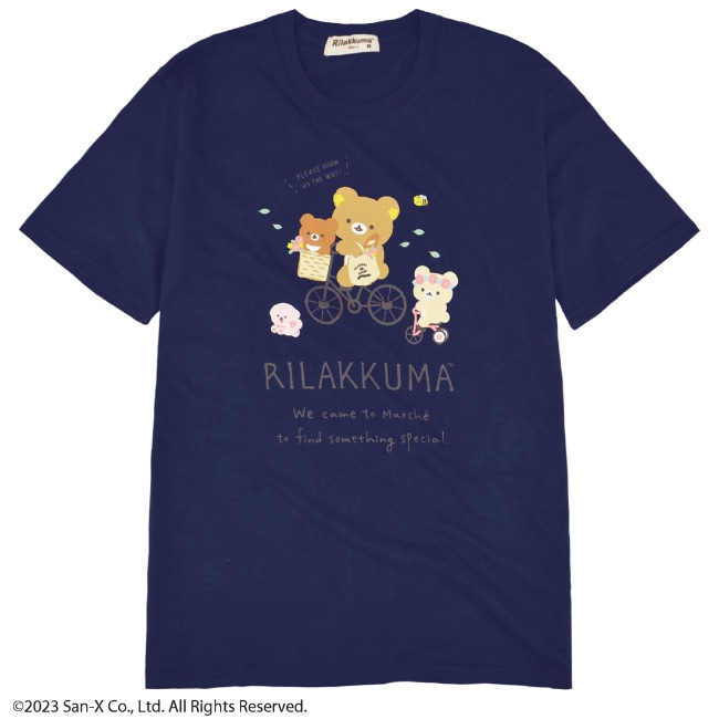 リラックマ　友の会　 Tシャツ Lサイズ 黒 リラックマ サンエックス Tシャツ 半袖 プリント トップス San-X