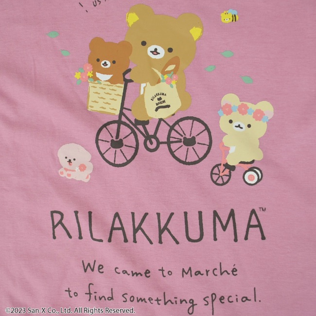 San-X（サンエックス） リラックマ Tシャツ 半袖 トップス プリント