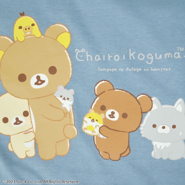 San-X（サンエックス） リラックマ Tシャツ 半袖 トップス プリント