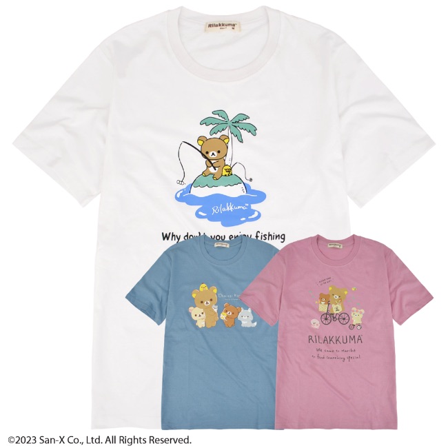 San-X（サンエックス） リラックマ Tシャツ 半袖 トップス プリント