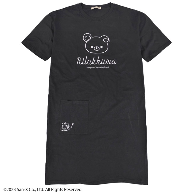 リラックマ スーパービッグTシャツ ワンピース Rilakkuma San-x｜chara-basket｜04