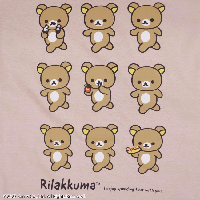 リラックマ サンエックス Tシャツ 半袖 プリント トップス San-X