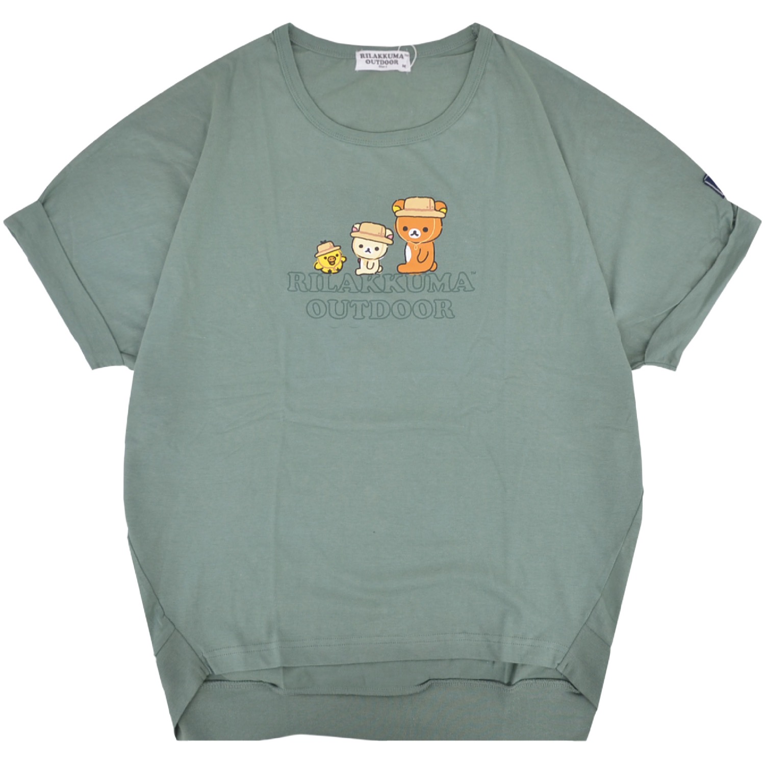 sanrio（サンリオ） リラックマ アウトドア プリント裾 バルーン 半袖