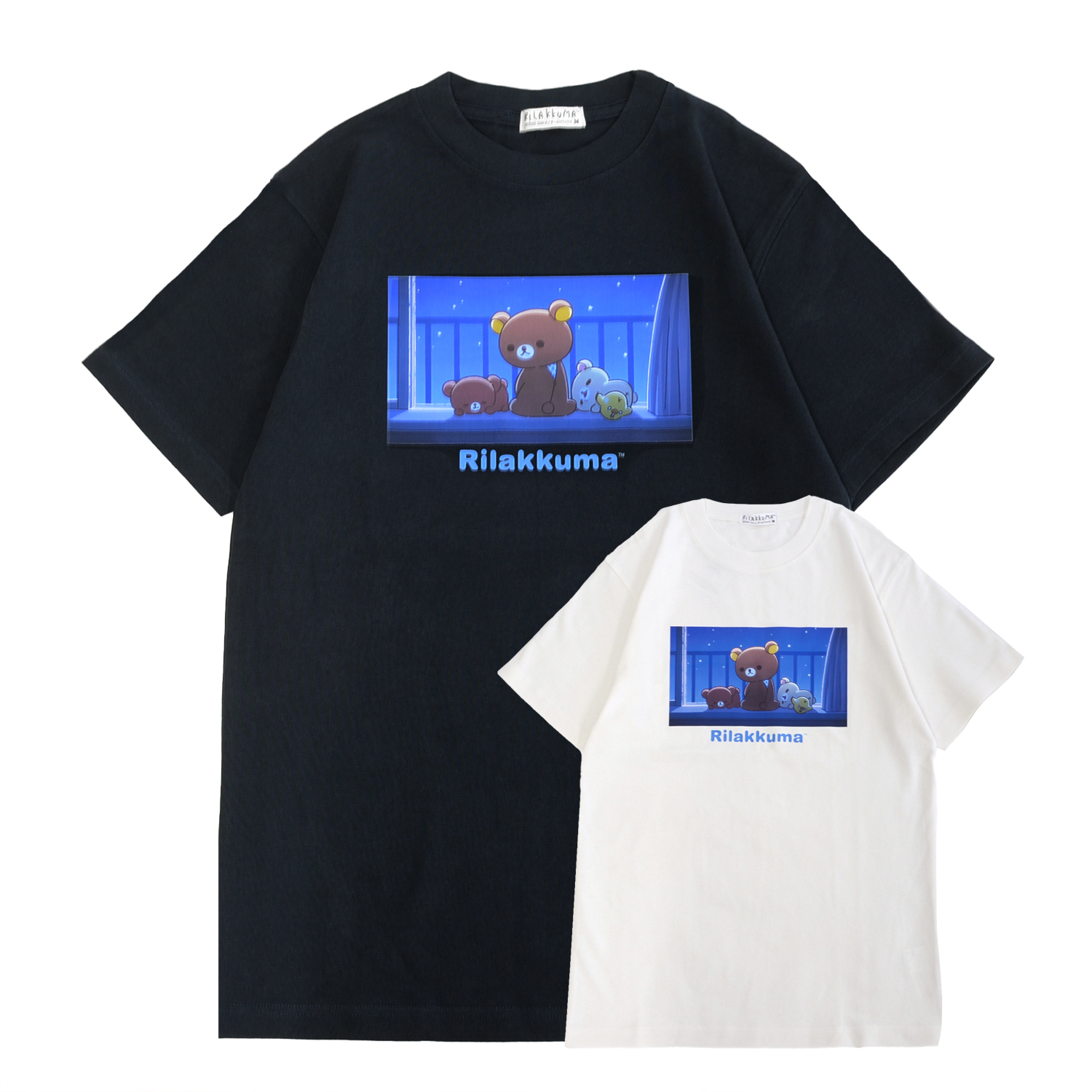 San-X（サンエックス） リラックマ コリラックマ 夜空 半袖 プリント T