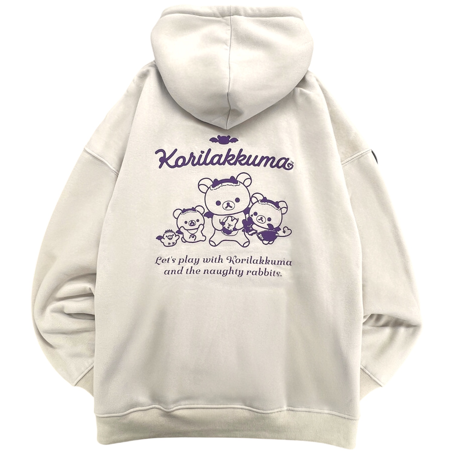 ハローキティ リラックマ こあくま気分 サガラ刺繍 裏起毛 ビッグ