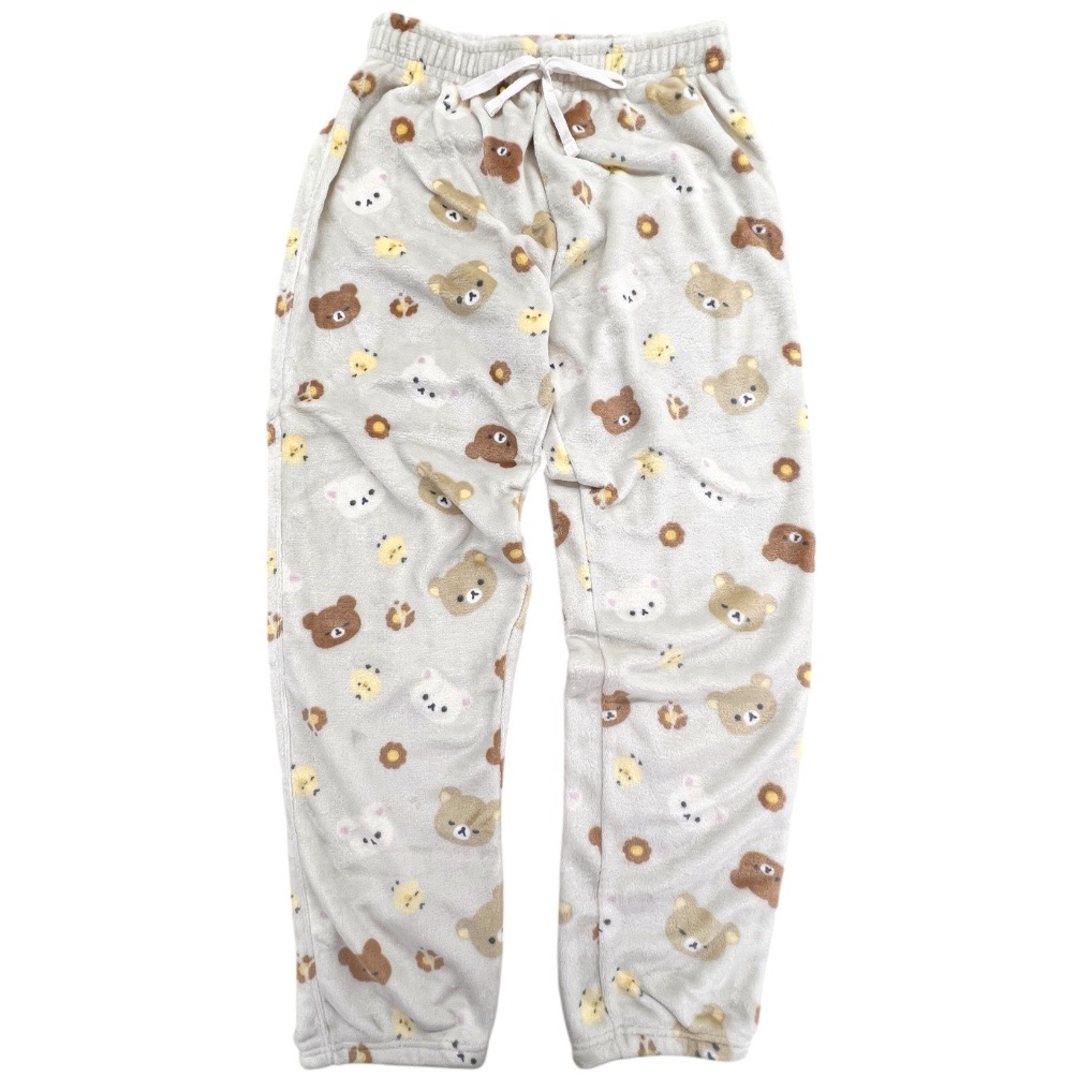 San-X（サンエックス） リラックマ プリント 総柄 ボアフリース 上下