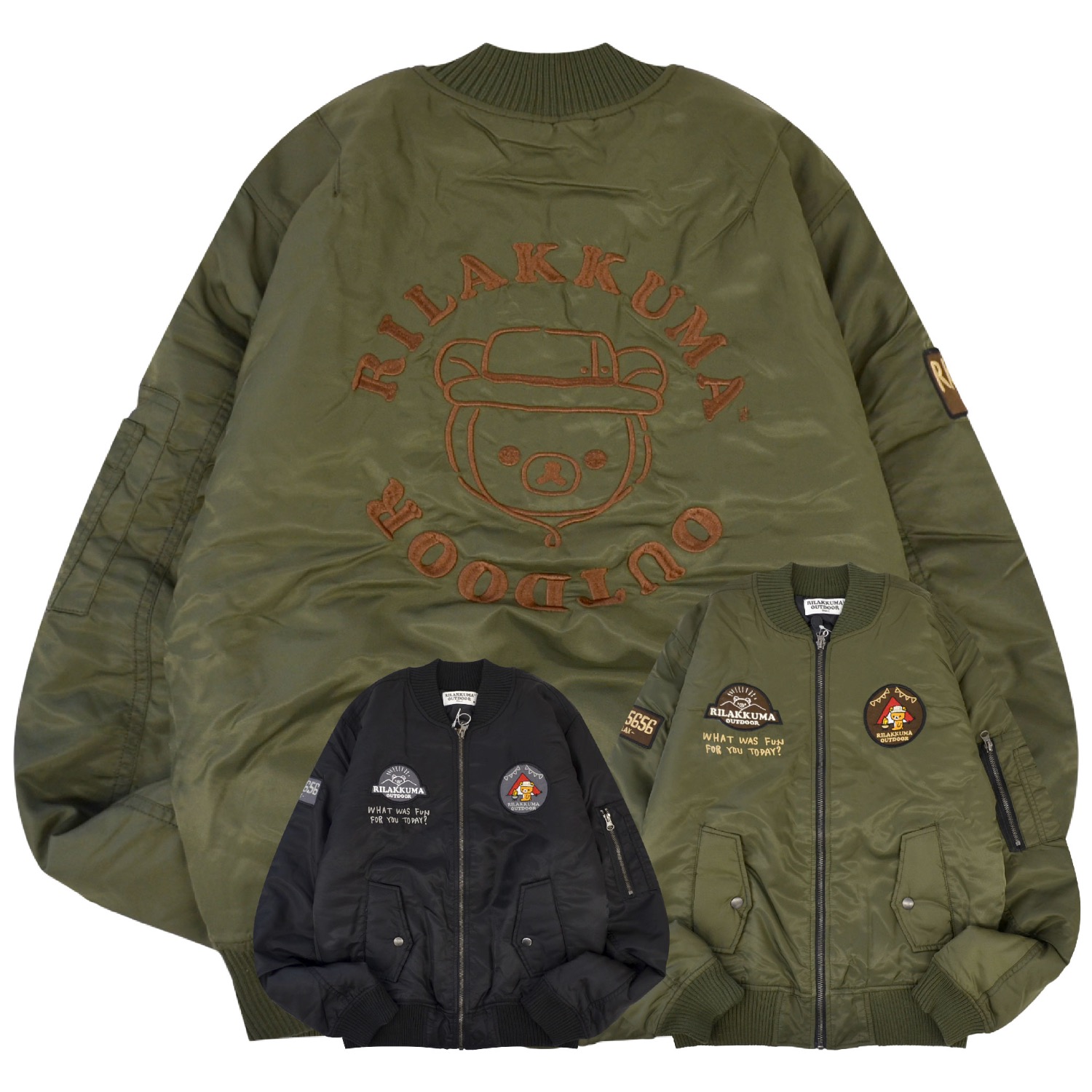 San-X（サンエックス） リラックマ アウトドア MA-1 アウター