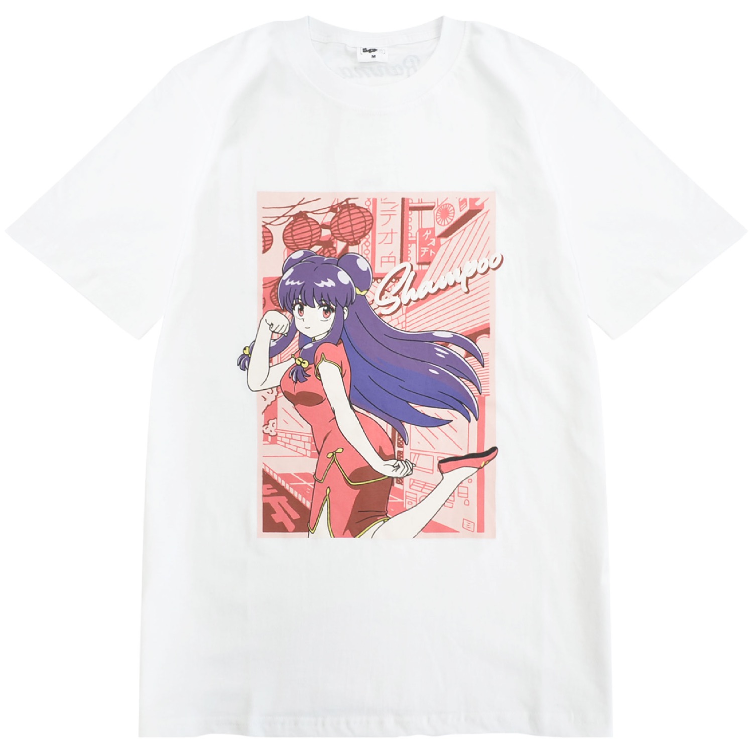 San-X（サンエックス） らんま1/2 シャンプー 天竺 Tシャツ 半袖