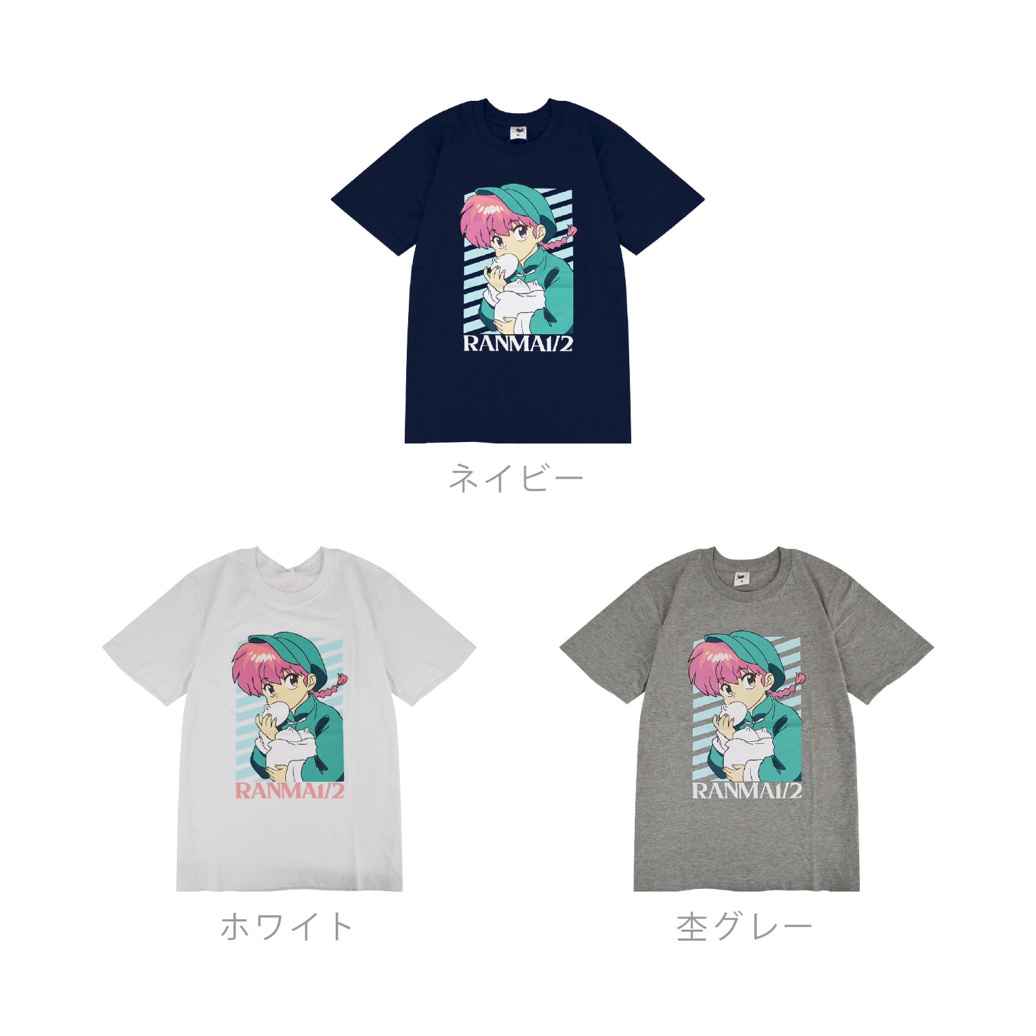 らんま1/2 Tシャツトップス 半袖 レディース プリント アニメ マンガ