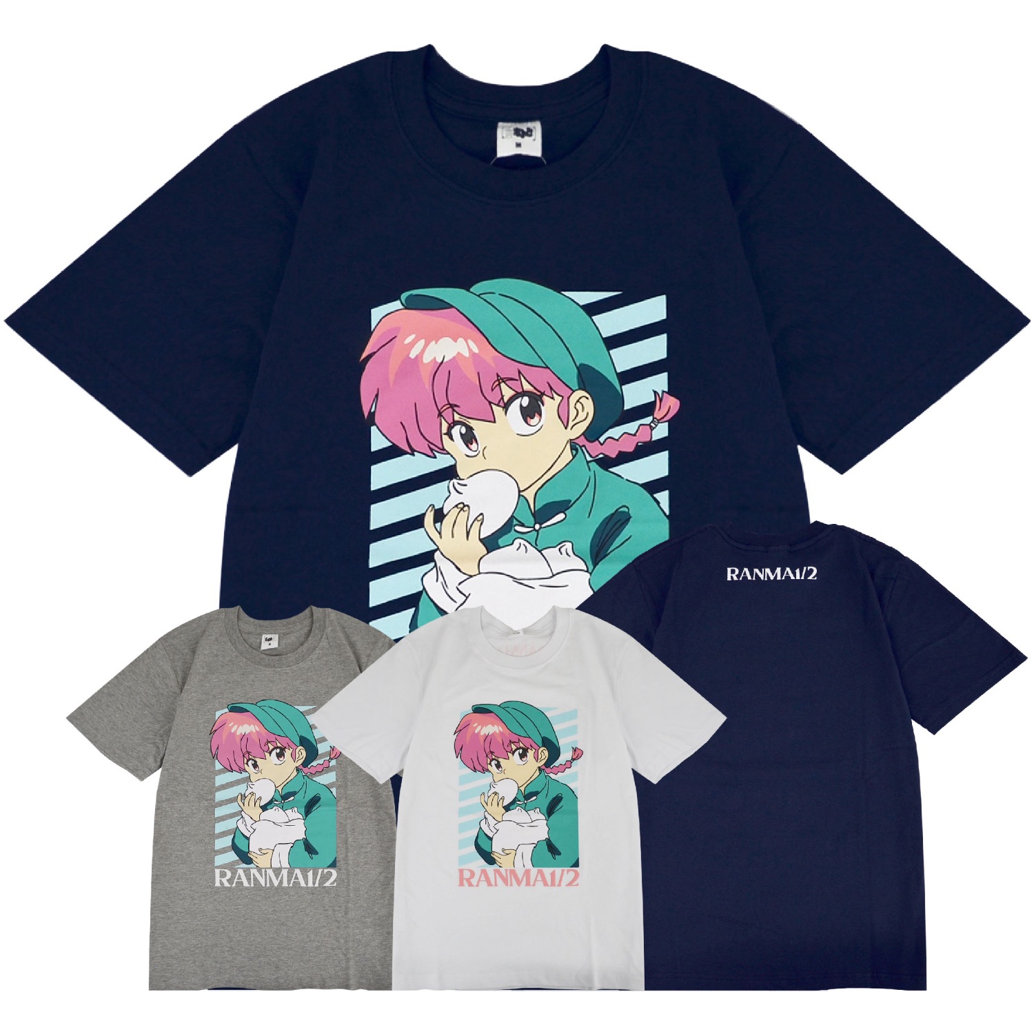 らんま1/2 Tシャツトップス 半袖 レディース プリント アニメ マンガ