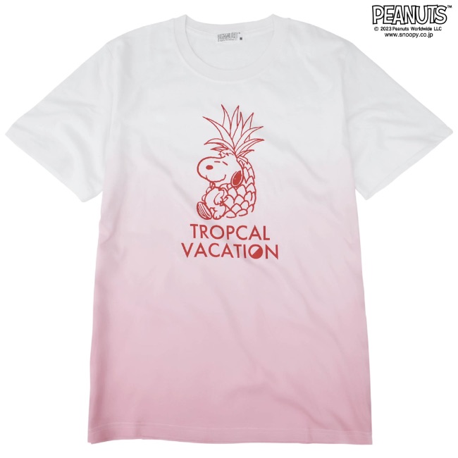 アトリエGG 東京サロン限定SNOOPY Tシャツ SNOOPY スヌーピー グラデーション 半袖 Tシャツ 春夏 PEANUTS