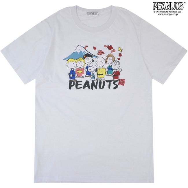 SNOOPY（スヌーピー） Tシャツ 半袖 トップス 和柄 プリント SNOOPY
