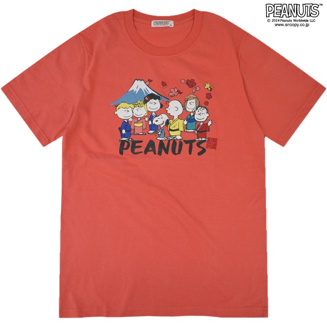 SNOOPY（スヌーピー） Tシャツ 半袖 トップス 和柄 プリント SNOOPY