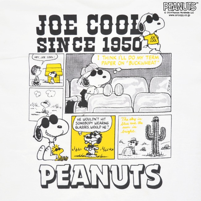 SNOOPY（スヌーピー） Tシャツ 半袖 バック プリント ジョークール