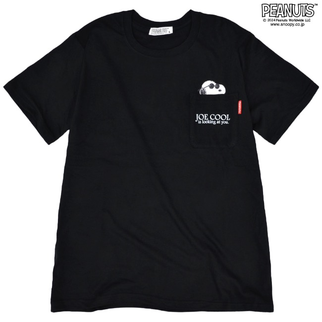 SNOOPY スヌーピー Tシャツ ポケット 半袖 ワンポイント