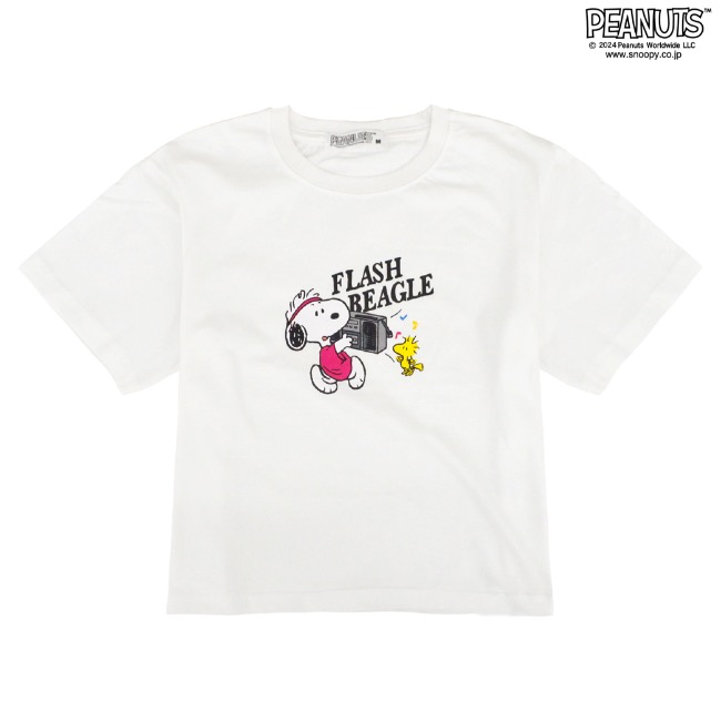 SNOOPY（スヌーピー） ウッドストック クロップド Tシャツ 半袖