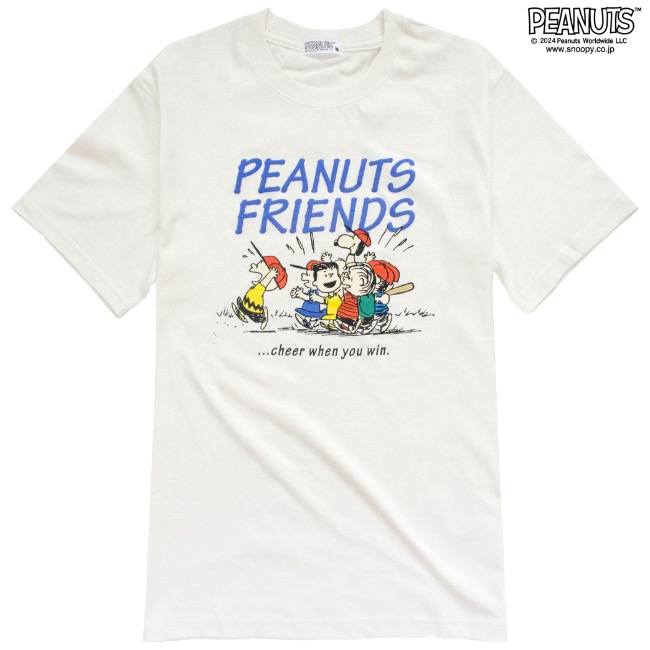 SNOOPY（スヌーピー） 半袖 トップス Tシャツ コミック柄 プリント