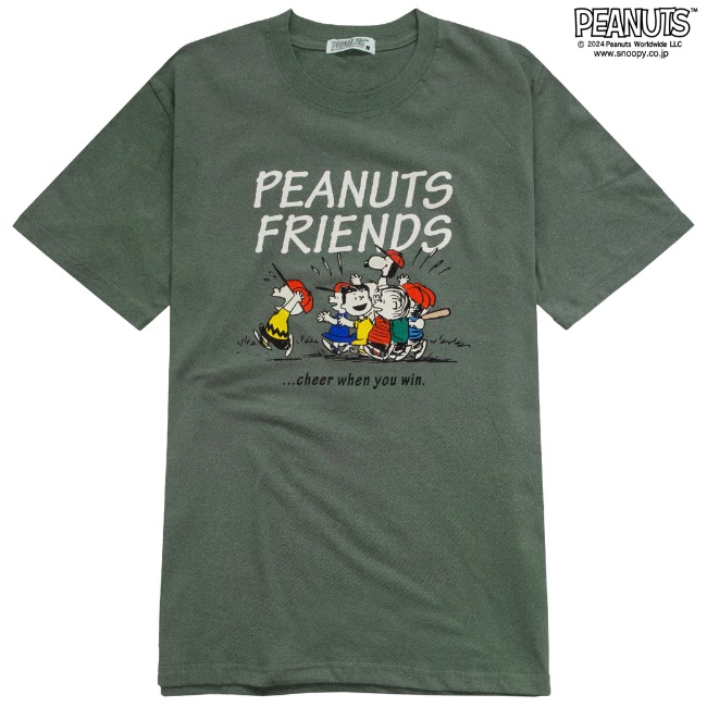 SNOOPY（スヌーピー） 半袖 トップス Tシャツ コミック柄 プリント