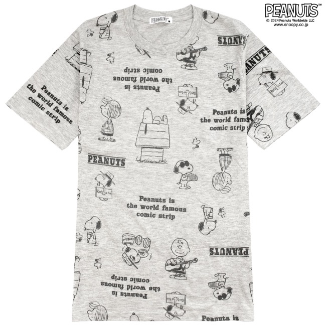 SNOOPY（スヌーピー） 半袖 トップス Tシャツ プリント チャーリー
