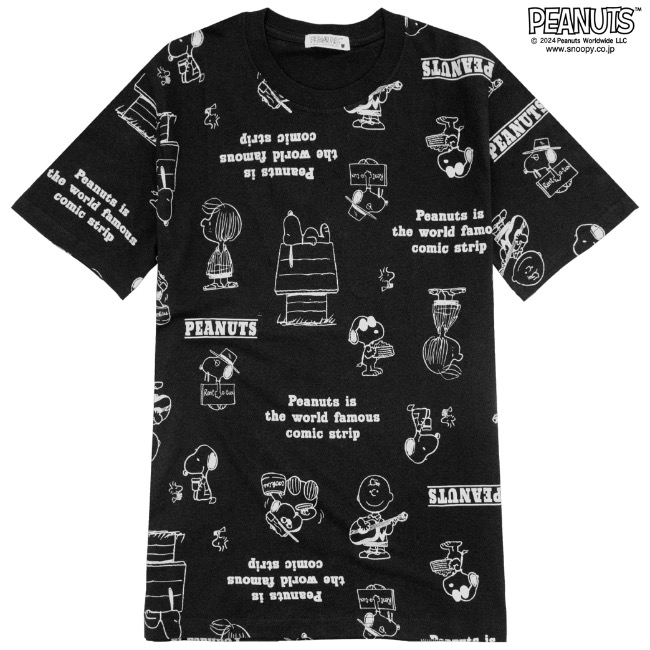 SNOOPY（スヌーピー） 半袖 トップス Tシャツ プリント チャーリー