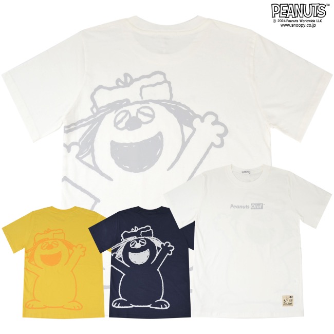 SNOOPY（スヌーピー） オラフ バックプリント Tシャツ 半袖 SNOOPY