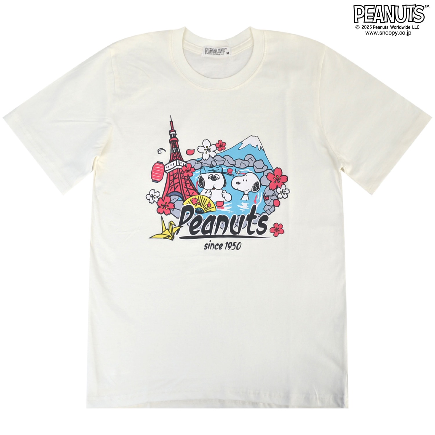 SNOOPY（スヌーピー） Tシャツ 半袖 トップス オラフ プリント 和柄