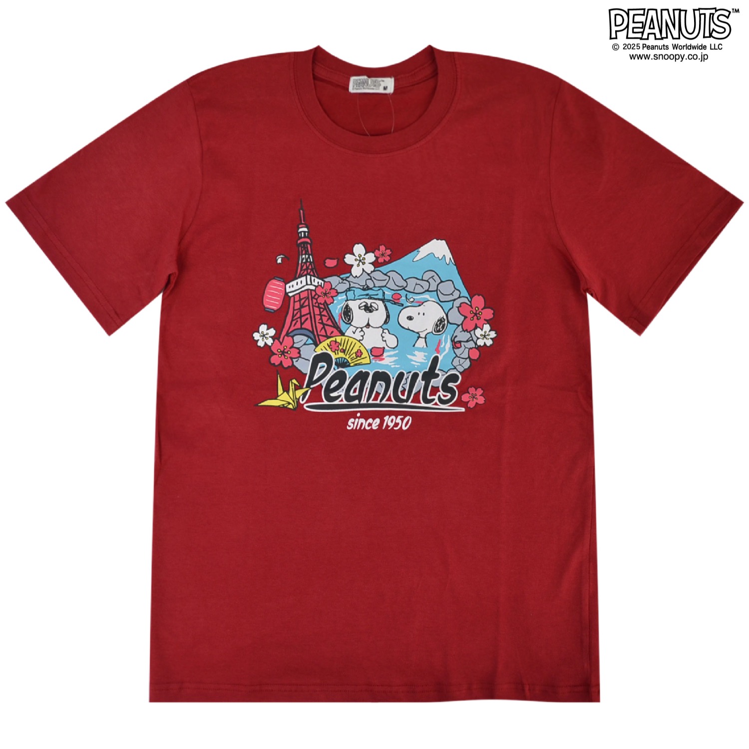 SNOOPY（スヌーピー） Tシャツ 半袖 トップス オラフ プリント 和柄