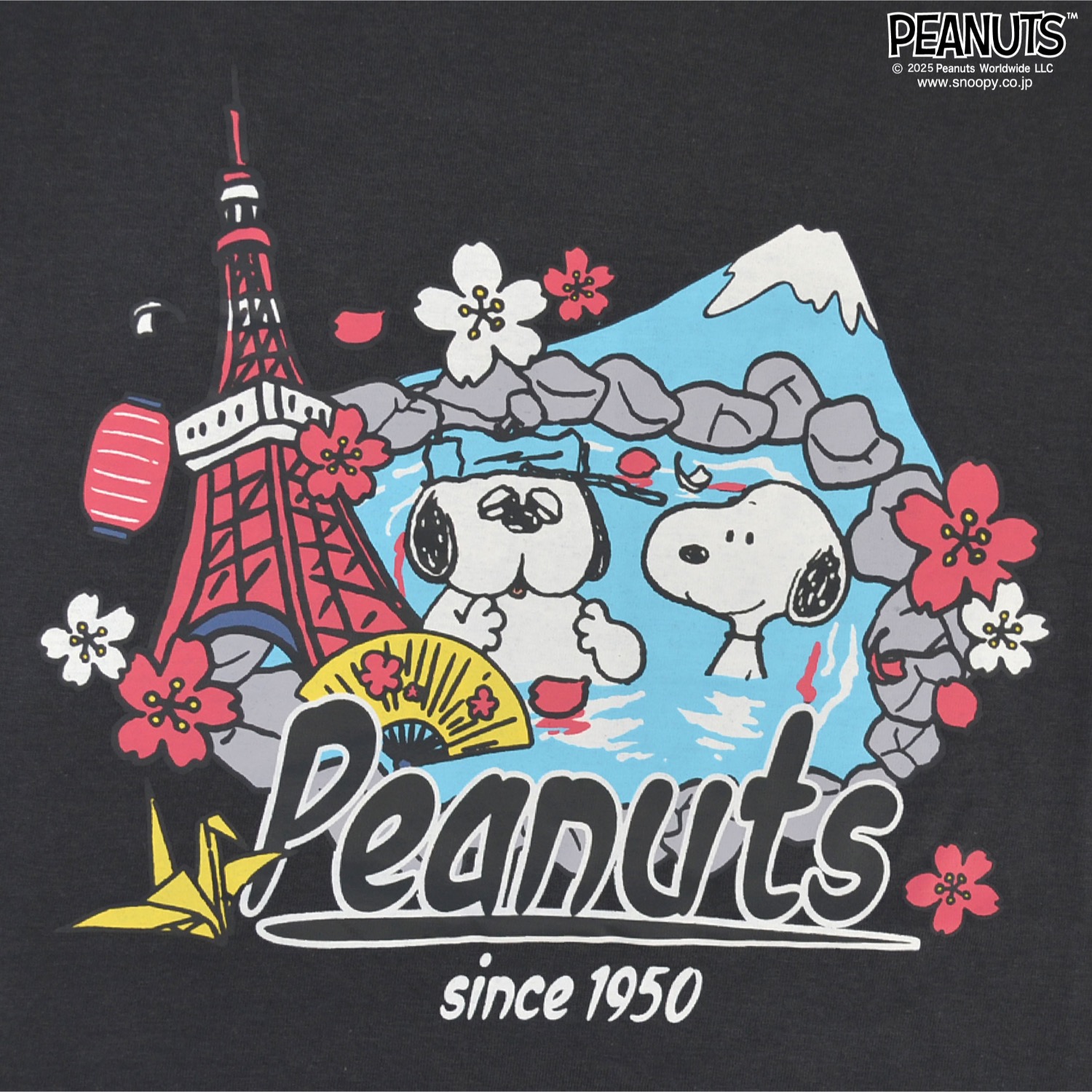 SNOOPY（スヌーピー） Tシャツ 半袖 トップス オラフ プリント 和柄