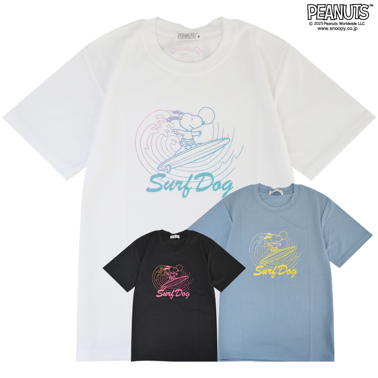 SNOOPY（スヌーピー） 半袖 Tシャツ サーフィン サーフ柄 春夏