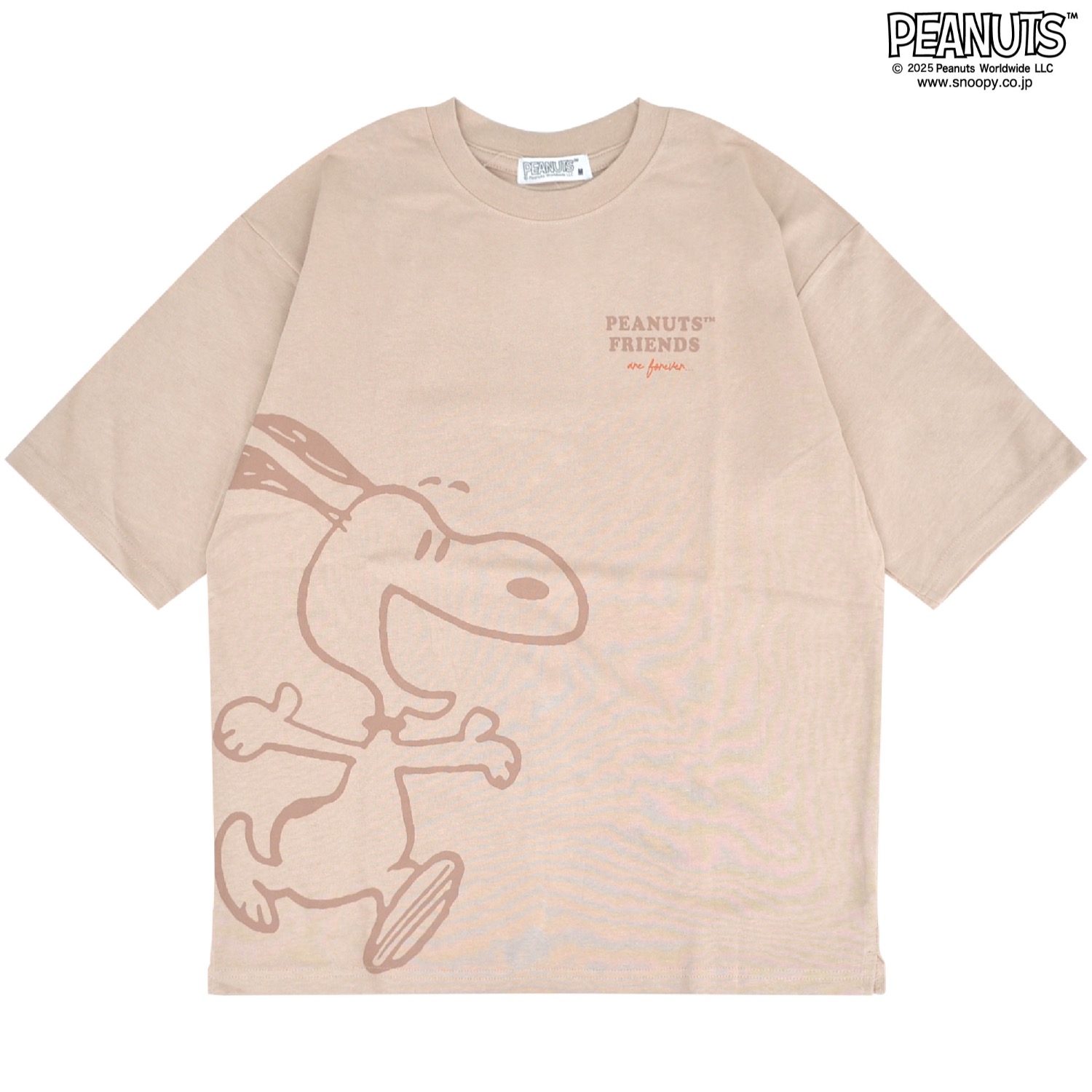 スヌーピー Tシャツ トップス 半袖 ヘビーウェイト ドロップショルダー 