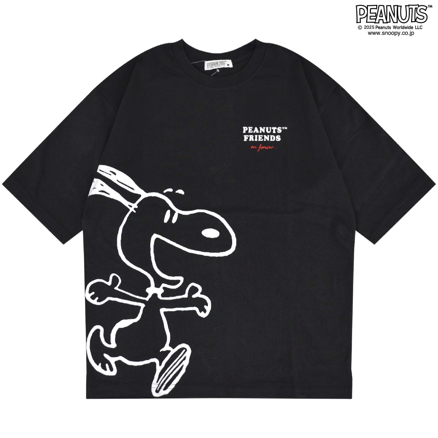 スヌーピー Tシャツ トップス 半袖 ヘビーウェイト ドロップショルダー