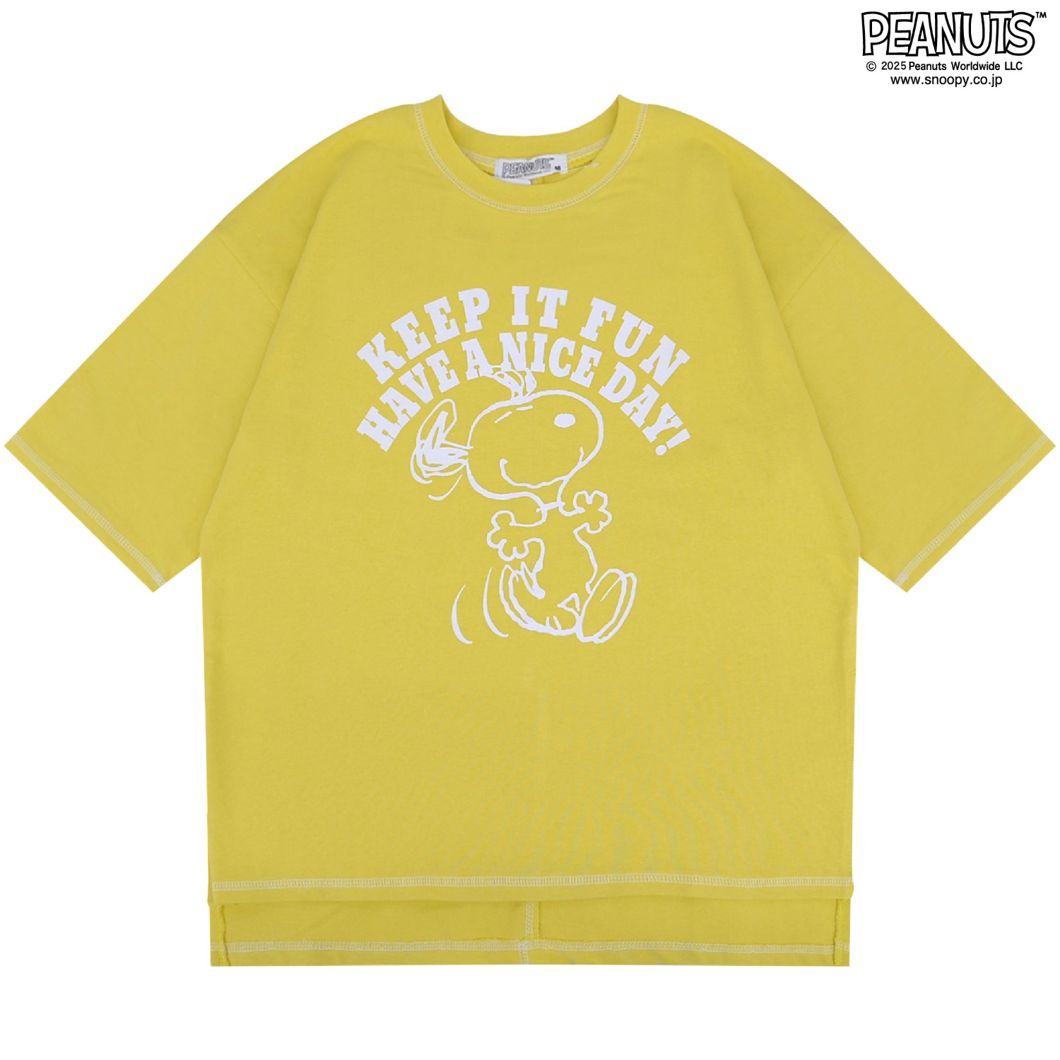 SNOOPY（スヌーピー） Tシャツ トップス 半袖 ヘビーウェイト ドロップ