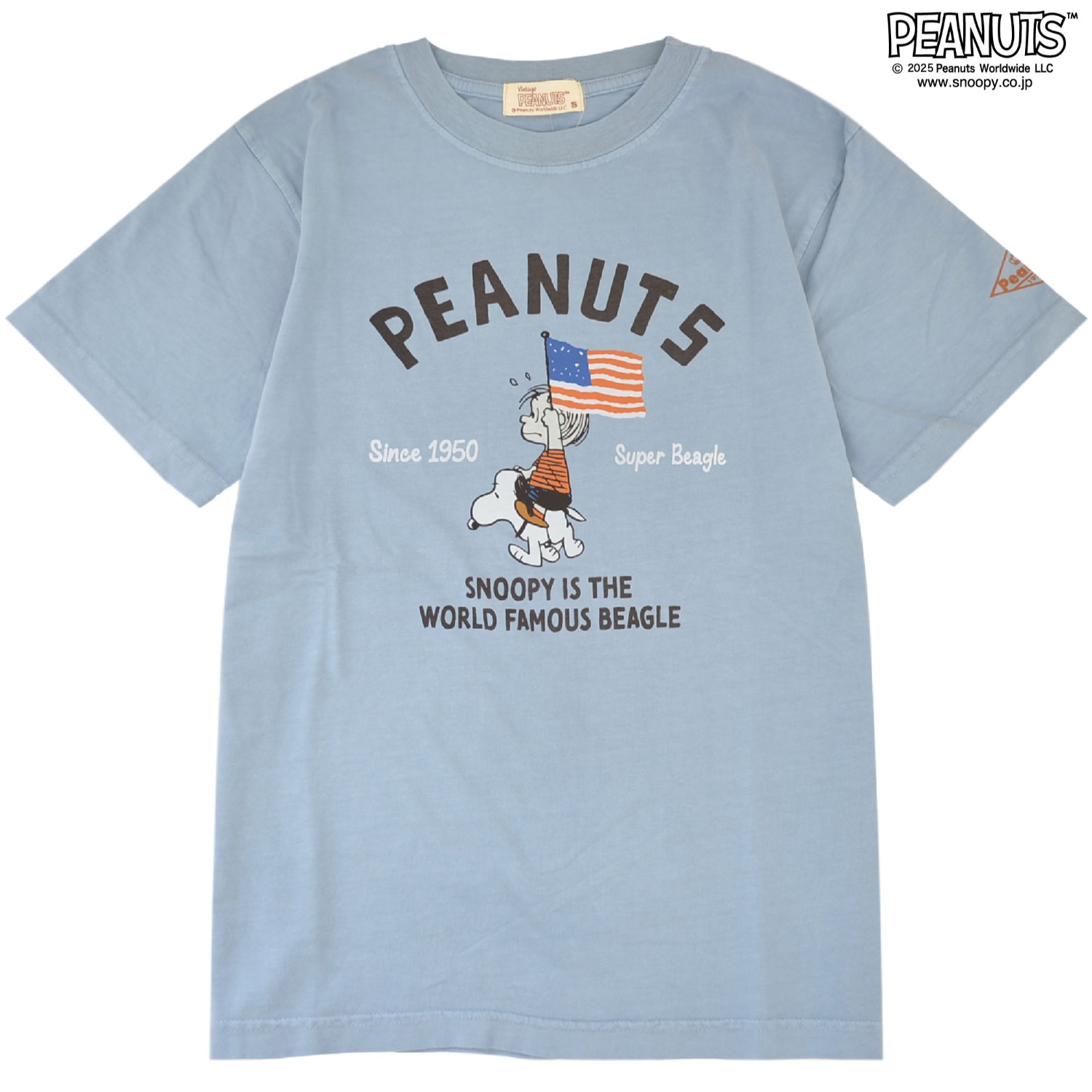 SNOOPY（スヌーピー） ライナス Tシャツ 半袖 トップス ピグメント