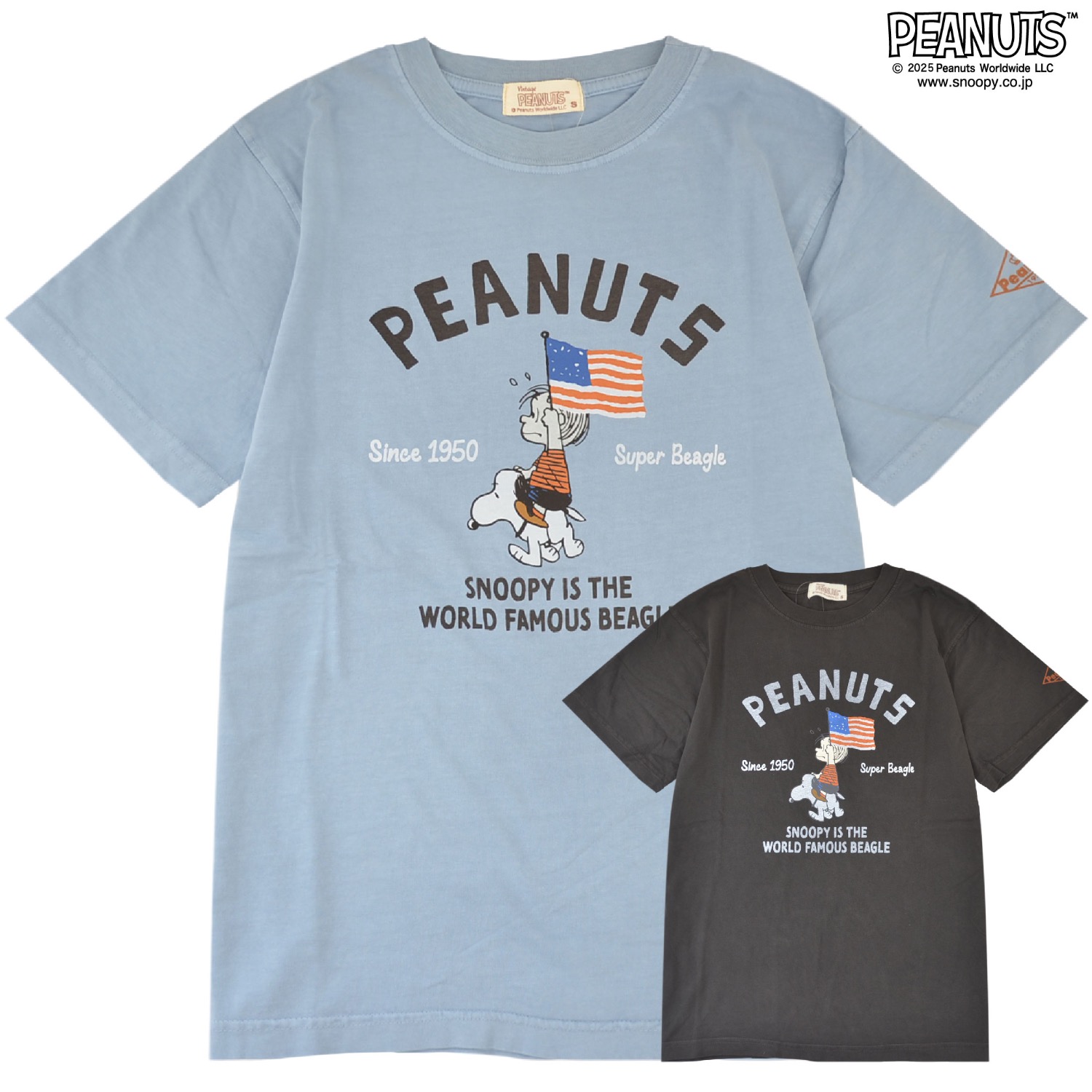 SNOOPY（スヌーピー） ライナス Tシャツ 半袖 トップス ピグメント