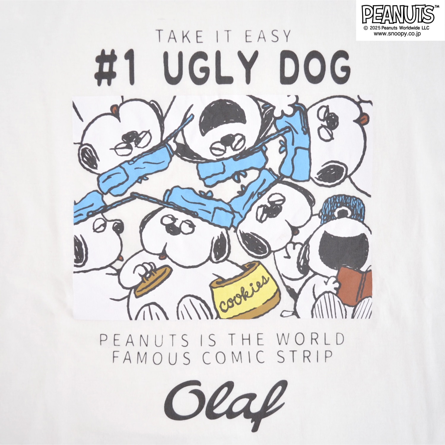 SNOOPY（スヌーピー） オラフ ウッドストック 半袖 春夏 メンズ