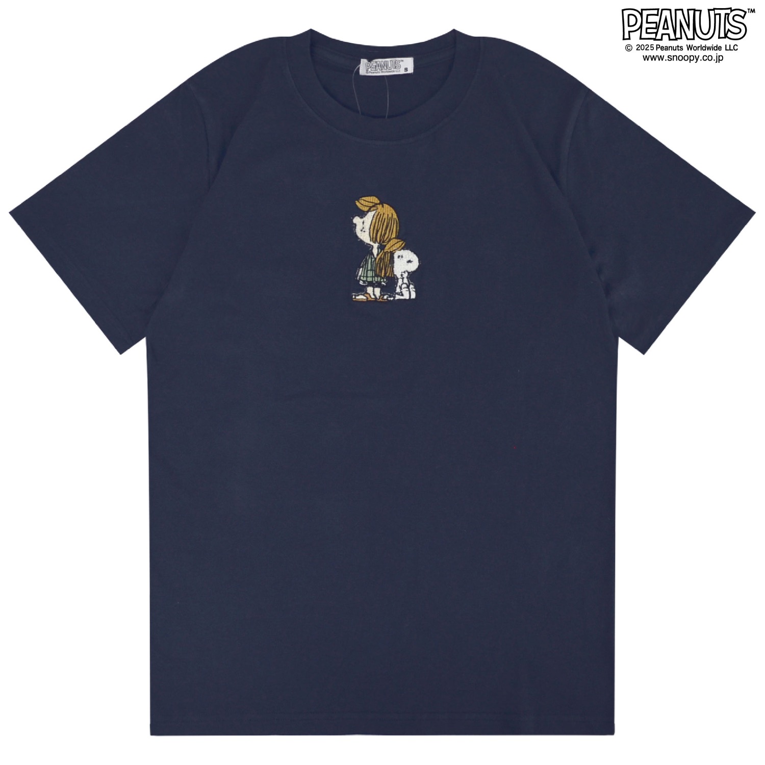 SNOOPY（スヌーピー） Tシャツ トップス 半袖 ワンポイント 刺繍 