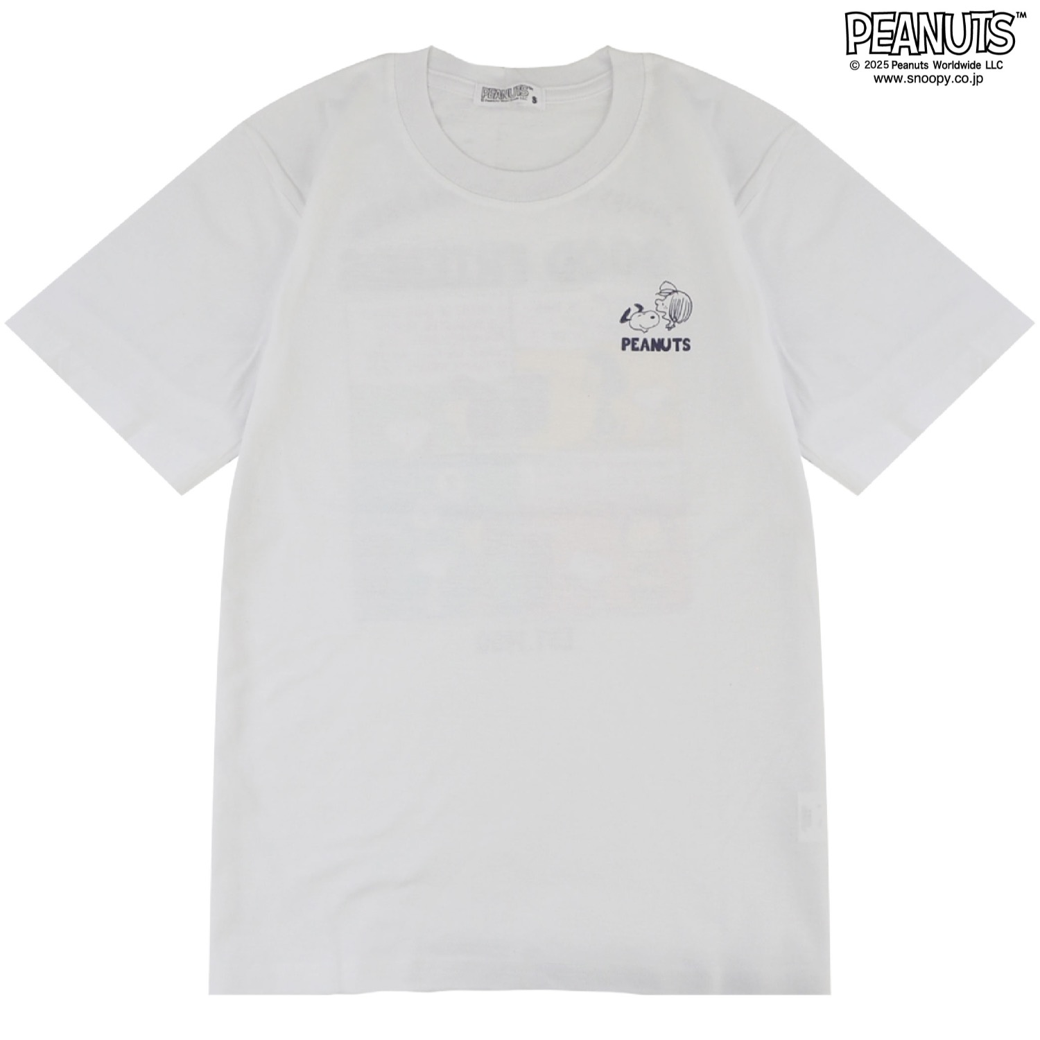 SNOOPY（スヌーピー） Tシャツ 半袖 トップス バック プリント 