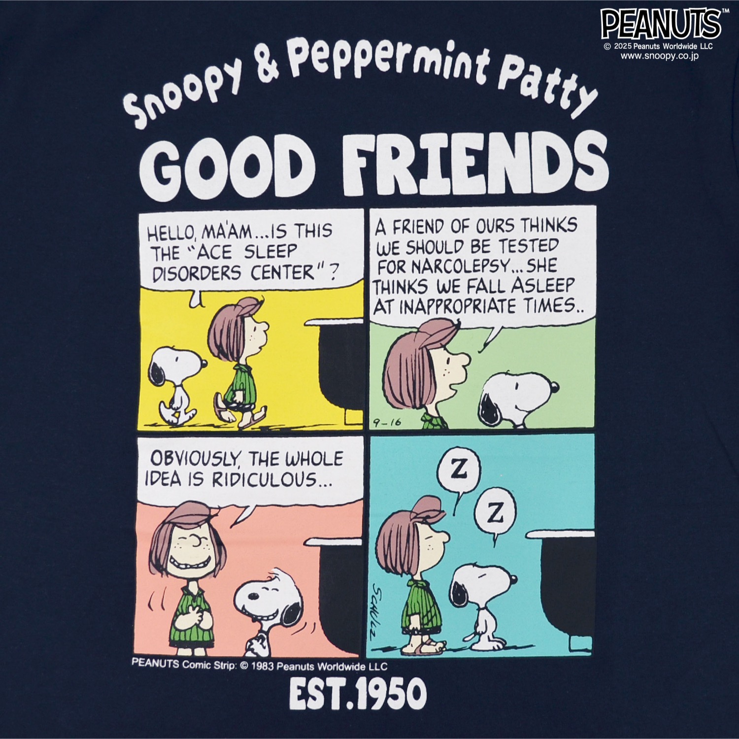 SNOOPY（スヌーピー） Tシャツ 半袖 トップス バック プリント 