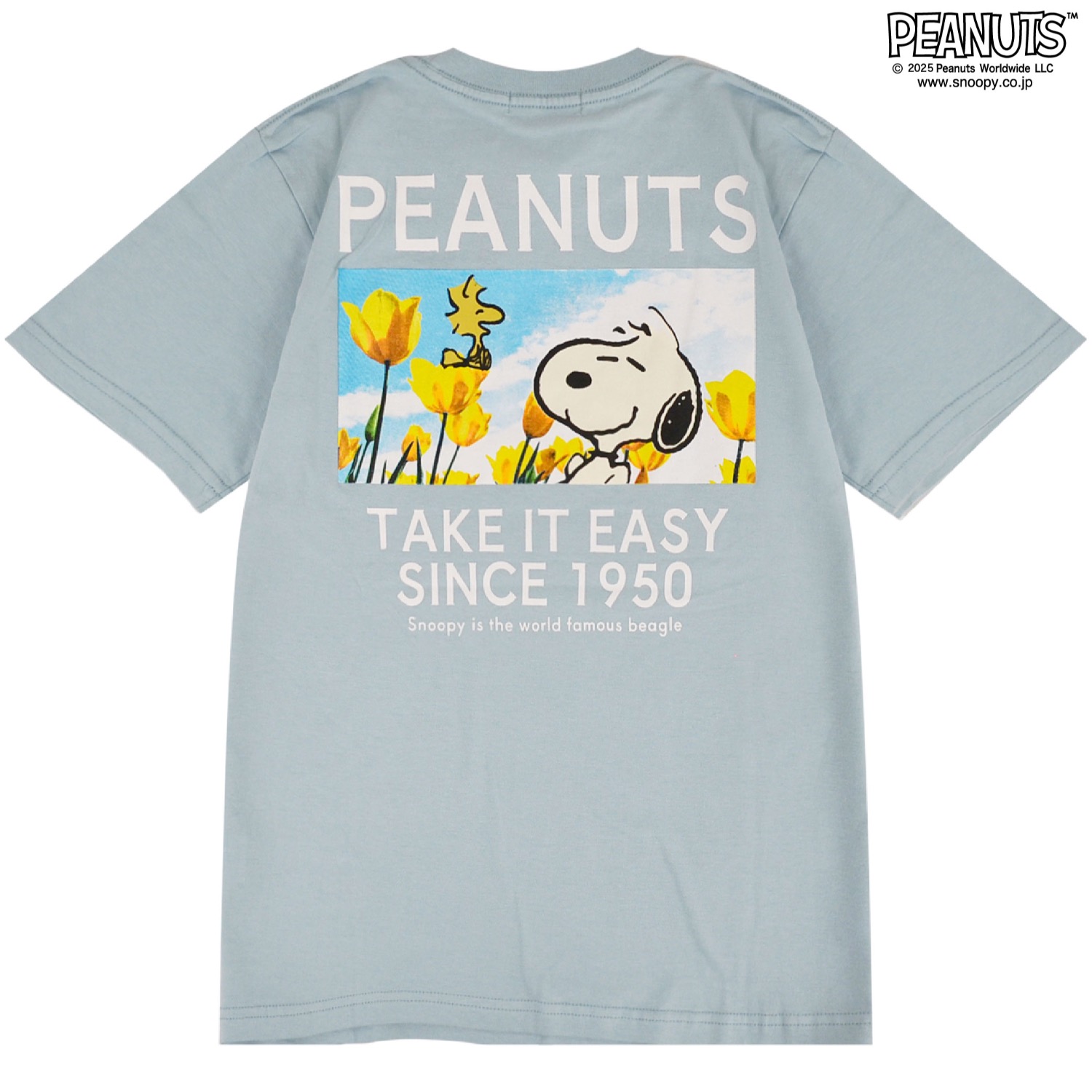 SNOOPY（スヌーピー） Tシャツ 半袖 トップス バック フォト プリント