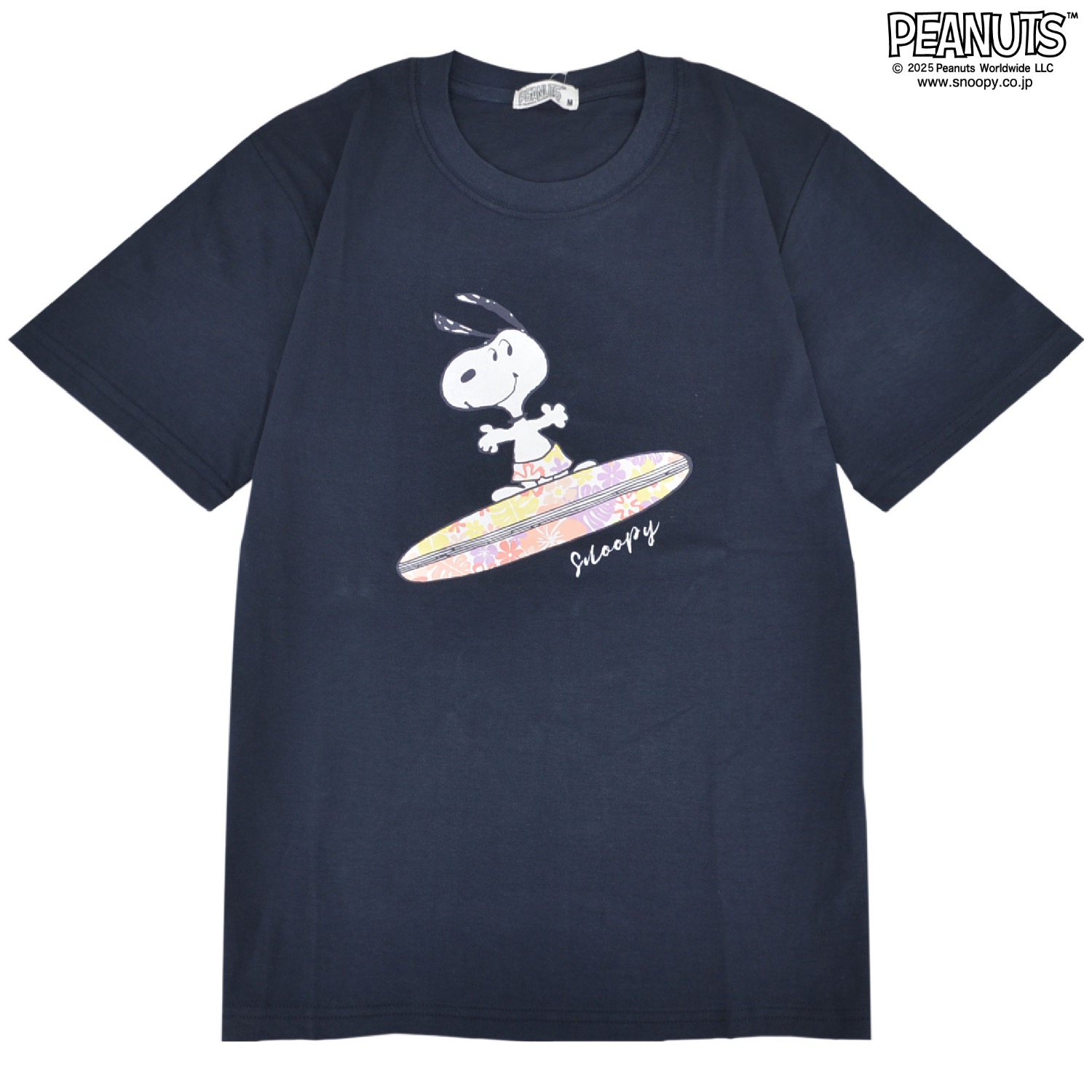 SNOOPY（スヌーピー） Tシャツ 半袖 トップス プリント サーフ柄 夏