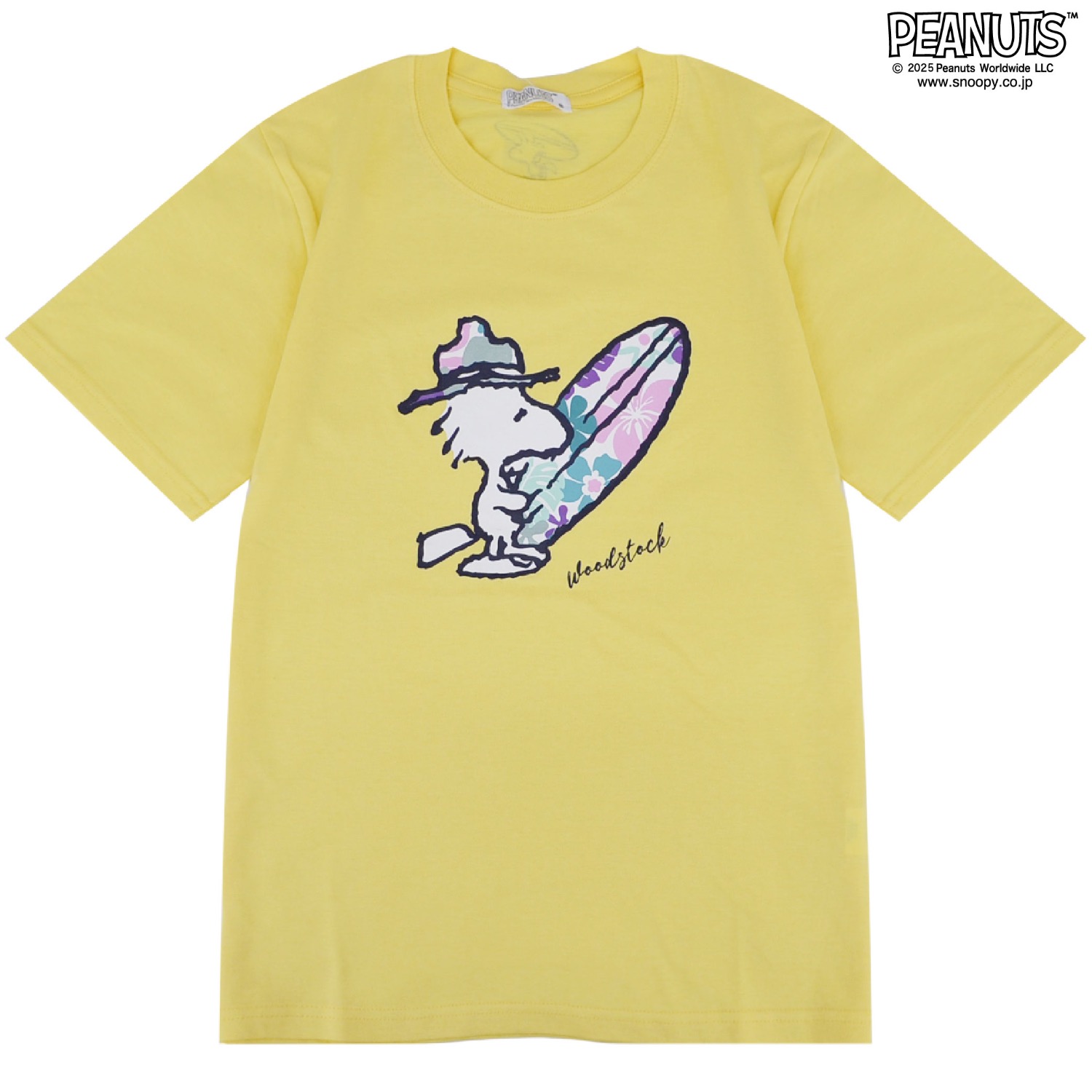 SNOOPY（スヌーピー） ウッドストック 半袖 Tシャツ サーフィン 春夏 