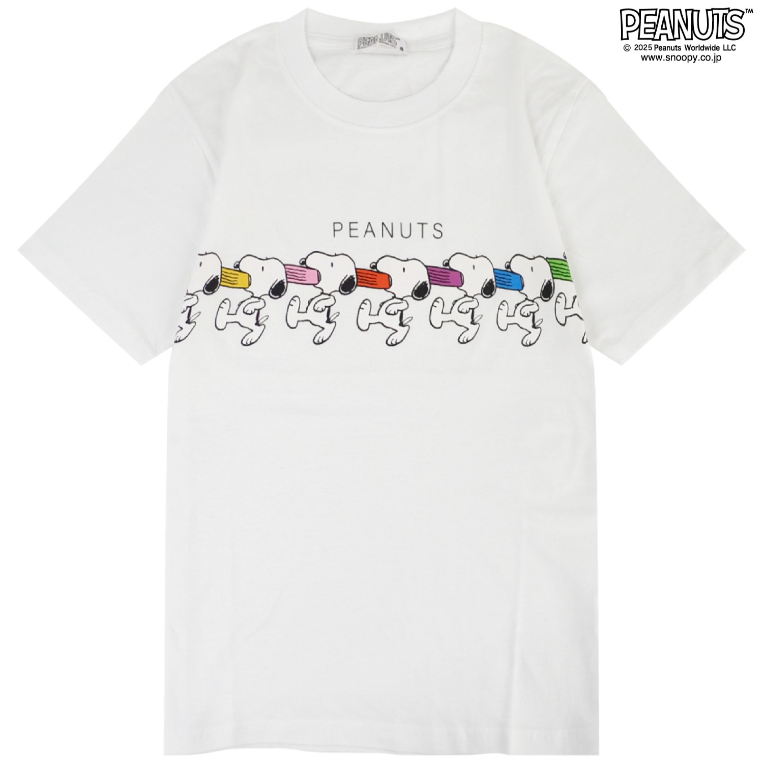 SNOOPY（スヌーピー） パネル 柄 プリント 半袖 Tシャツ 春夏 SNOOPY