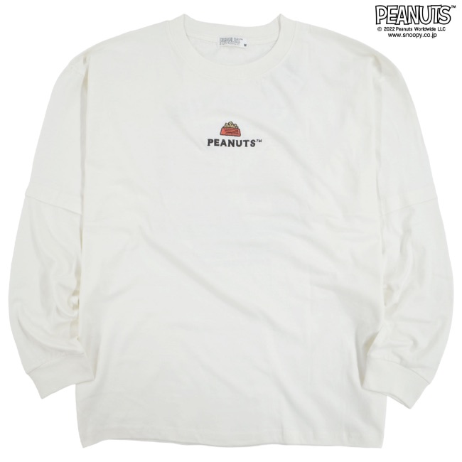 SNOOPY（スヌーピー） Tシャツ 長袖 メンズ レディース オーバーサイズ