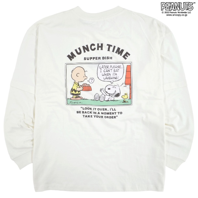 SNOOPY スヌーピー 長袖Tシャツ SNOOPY（スヌーピー） Tシャツ 長袖 メンズ レディース オーバーサイズ