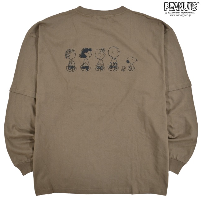 SNOOPY（スヌーピー） Tシャツ 長袖 メンズ レディース オーバーサイズ